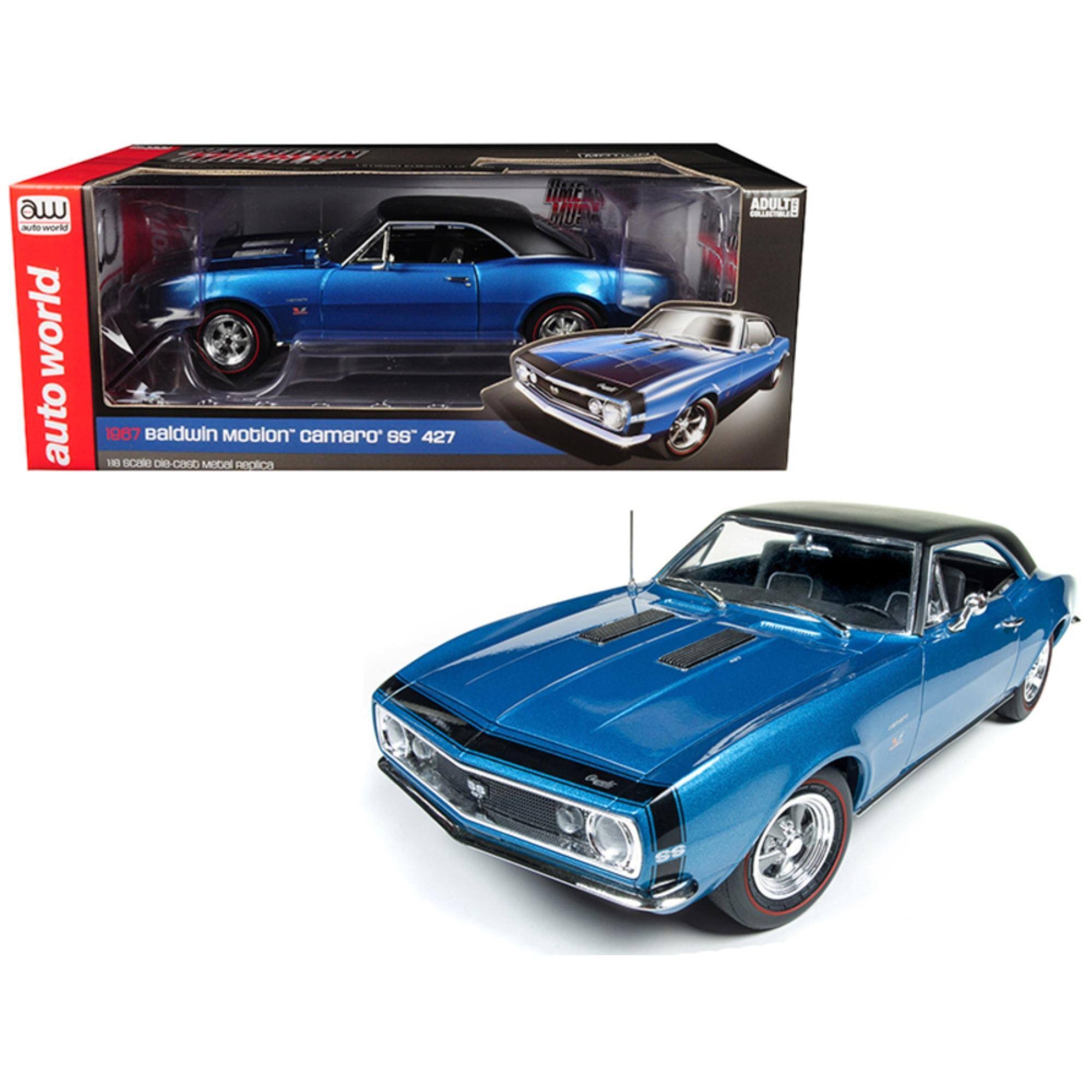 1967 Chevrolet Camaro SS 427 Baldwin Motion Marina Blue with Black Hardtop 50th