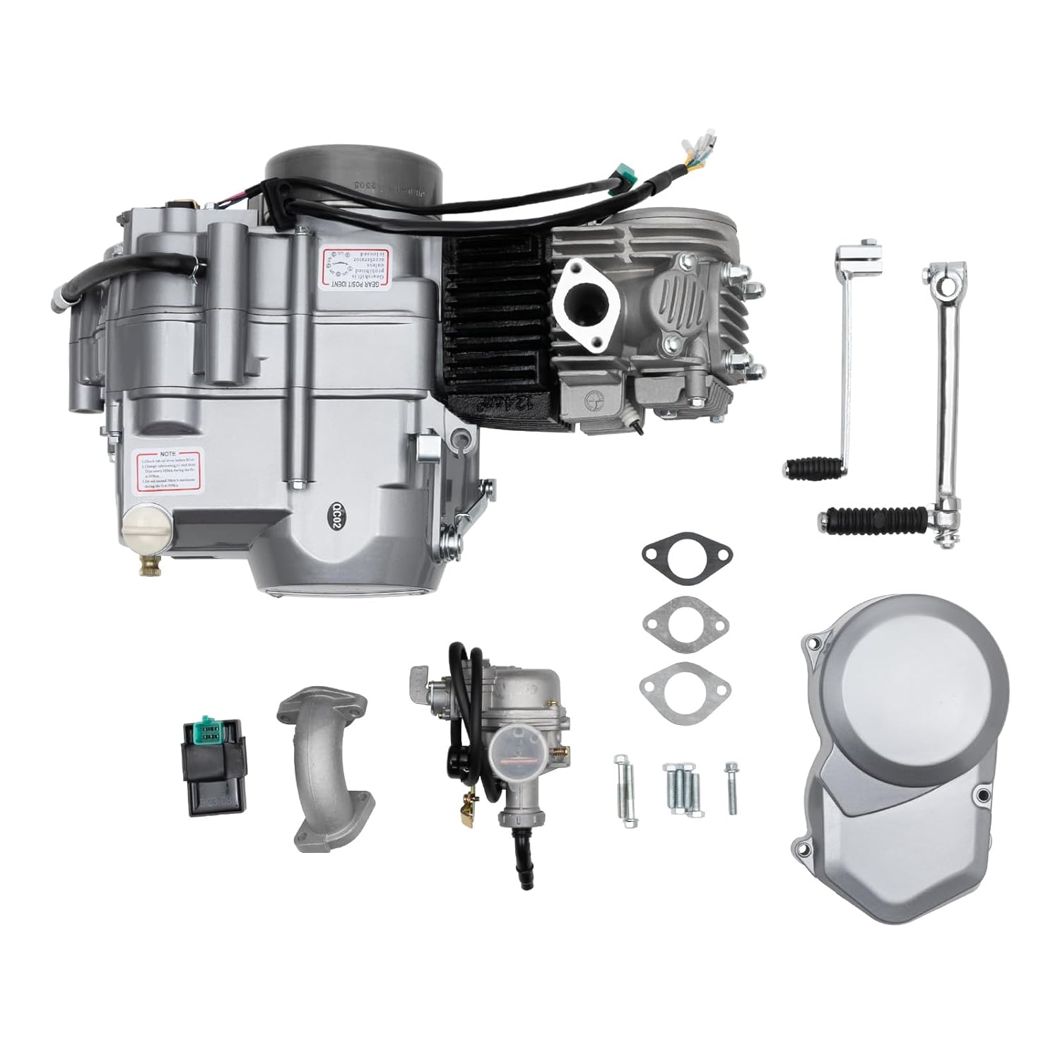 4 Stroke Dirt Bike Motor Complete Engine Kit Single Cylinder Manual Clutch Motor Engine Air-Cooled for CRF50/ CRF70/ XR50/ XR50/ XR70/ Z50/ Z50R/