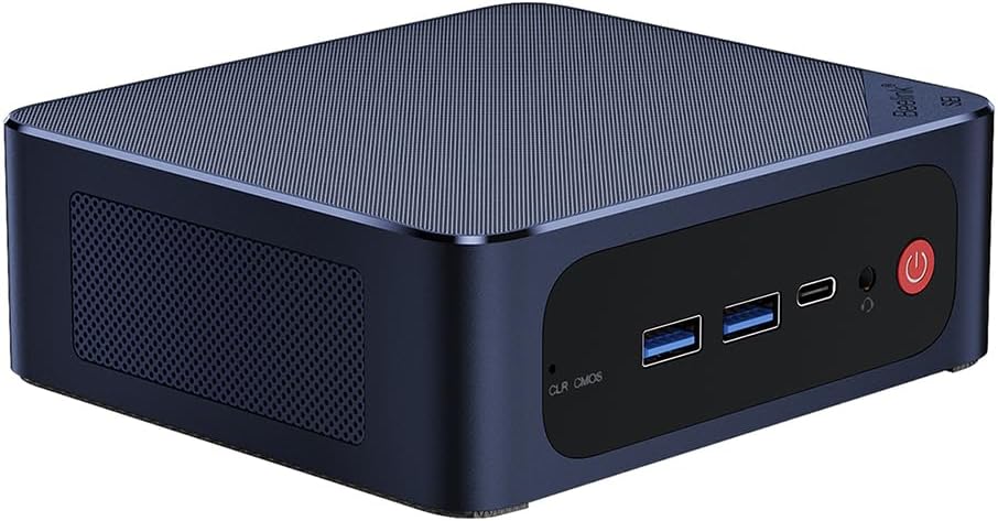 Beelink SEI12 Mini PC with Intel Core i7-12650H(10C/16T), 32GB DDR4, 500GB NVMe M.2 SSD, Dual Display 4K Output, WiFi 6