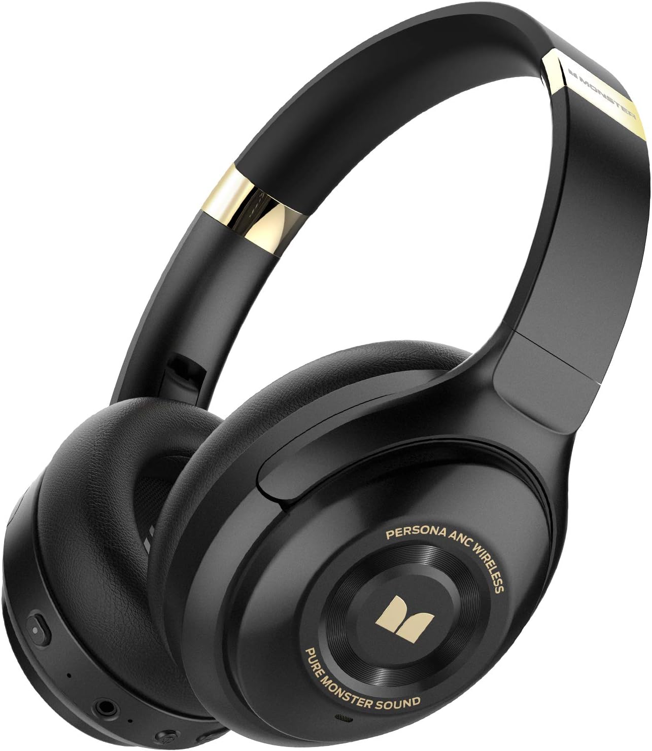 Monster Persona Active Noise Cancelling Headphones, Wireless Headphones with Mic, Over-Ear Bluetooth Headset, 30H Playtime, Hi-Fi Audio & Deep Bass