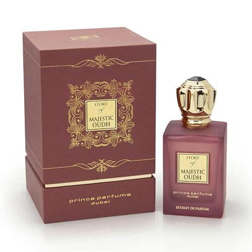 Prince Parfums Dubai - Story of Bois De Guaiac For Men - 3.4 Ounces - Extrait de Parfum - Exquisite Luxury Fragrance Exotic Woods, Amber