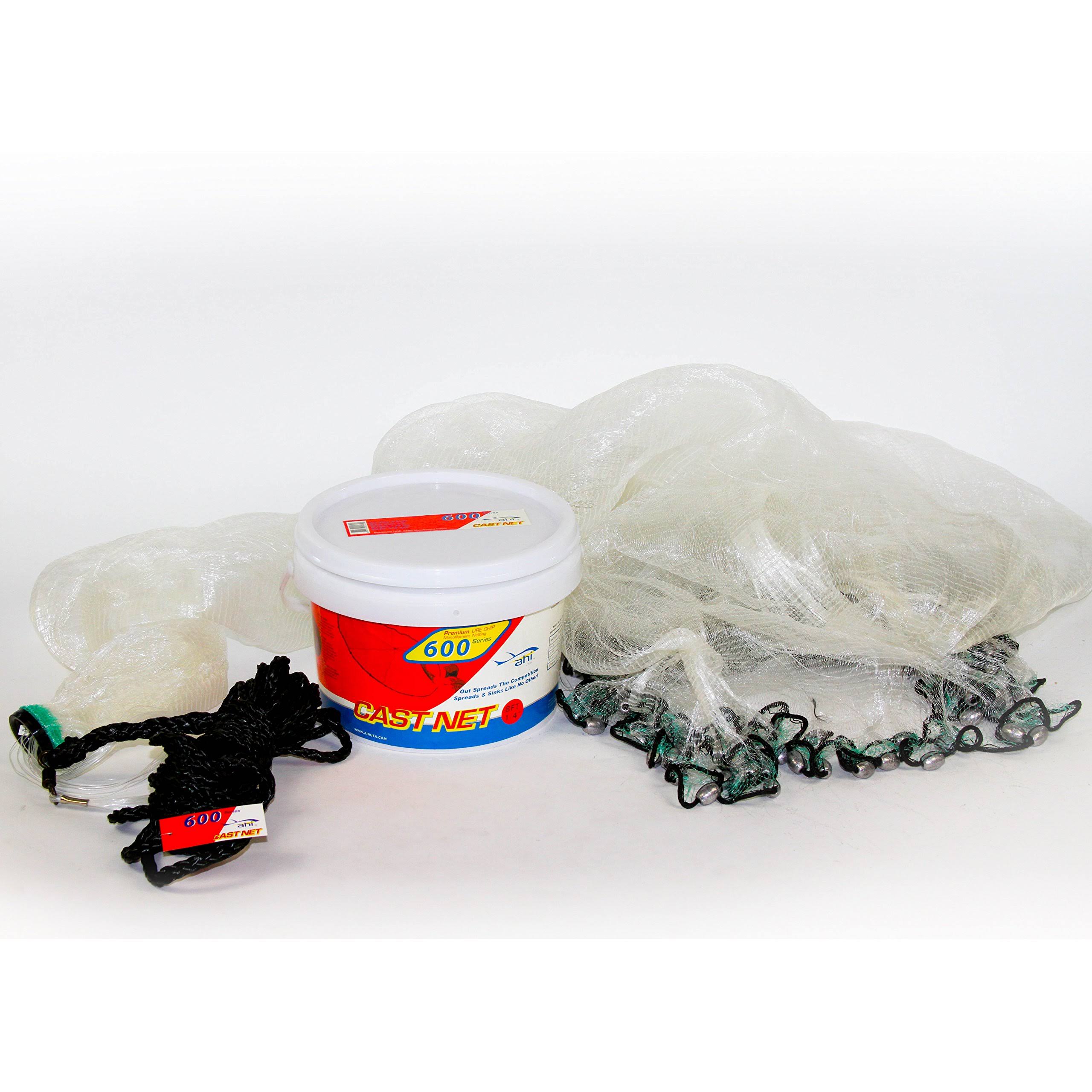 Ahi USA 600 Pro Series 6 Panel Cast Net 7 ft