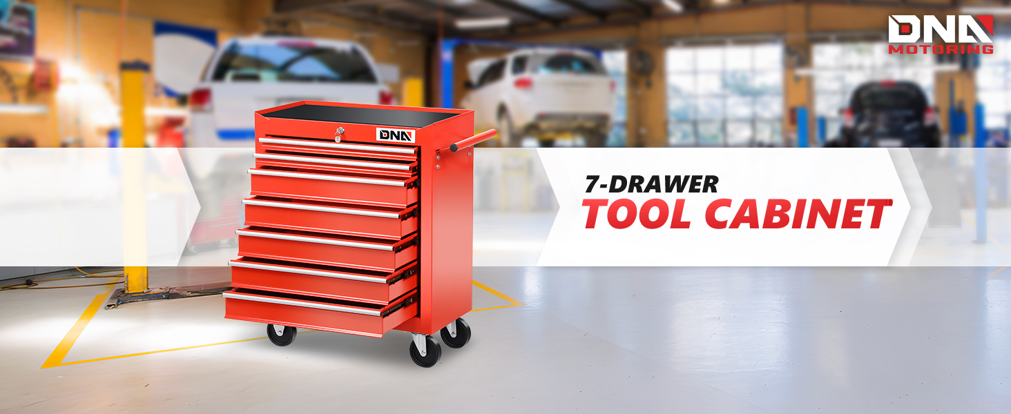 Us pro tools 7 drawer roller cabinet toolbox tool chest.