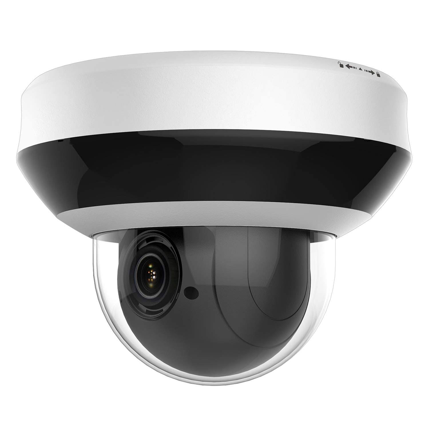 Anpviz Security 4.0MP PoE IP PTZ Dome Camera, Hikvision Compatible 4X Optical, 16x Digital Zoom, H.265+ Outdoor Mini Security Ca