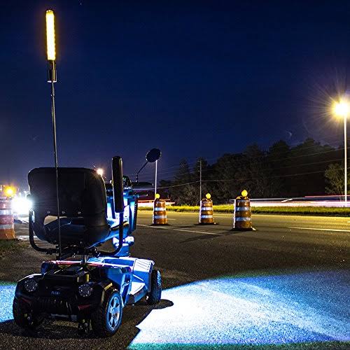 Challenger Mobility J130 LED Light Safety Alert Assembly for Most Pride Mobility and Drive Medical Scooters