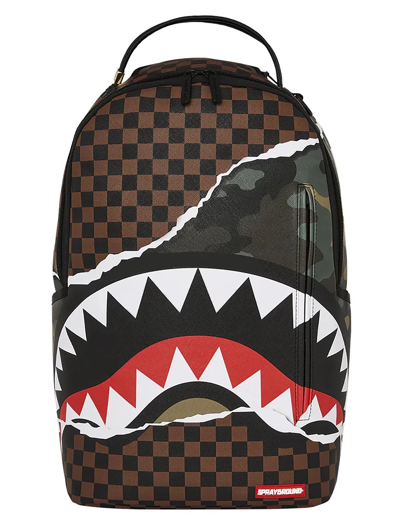 Sprayground Tear It Up Camo Backpack, Brown - Radiant Selections