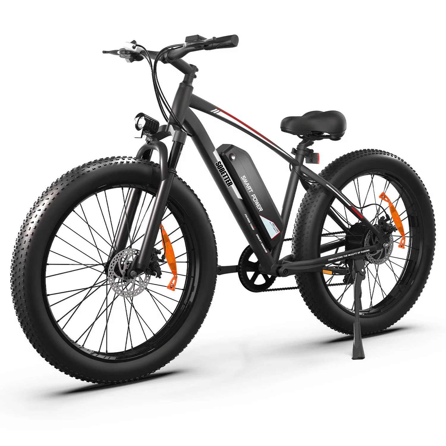 Electric Bike,500W Brushless Motor Adult Electric Bicycles,26 x 4.0 Seamless Welding 6061 Frame Fat Tire Ebike for Adults, 25Mph Max, Shimano Gears