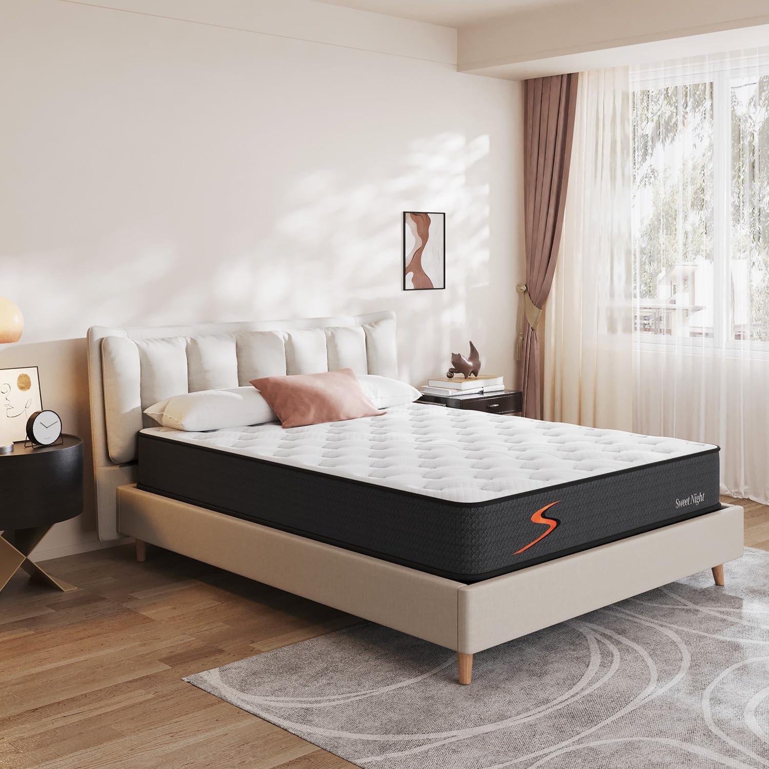Sweetnight 10 inch Full Mattress in a Box - Gel Memory Foam Hybrid Mattress with Individually Pocketed Springs for Support & Comfort Sleep