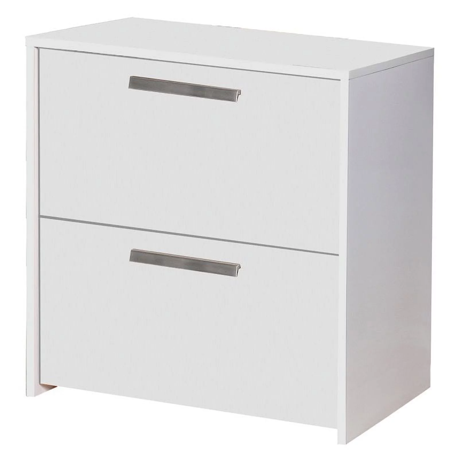 Urbanpro 2-Drawer Modern Wood Lateral File Cabinet in White Finish