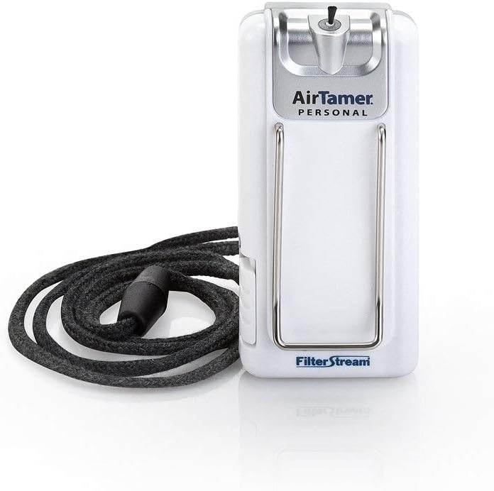 AirTamer A302 | Small Personal and Portable Air Purifier | Lithium Battery Operated | New Electrostatic Purification Technology, Proven Performance