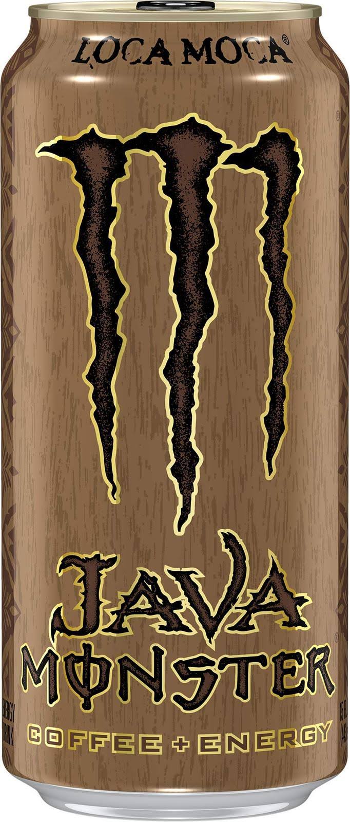 Java Monster Loca Moca, Coffee + Energy Drink, 15 Ounce (Pack of 12)