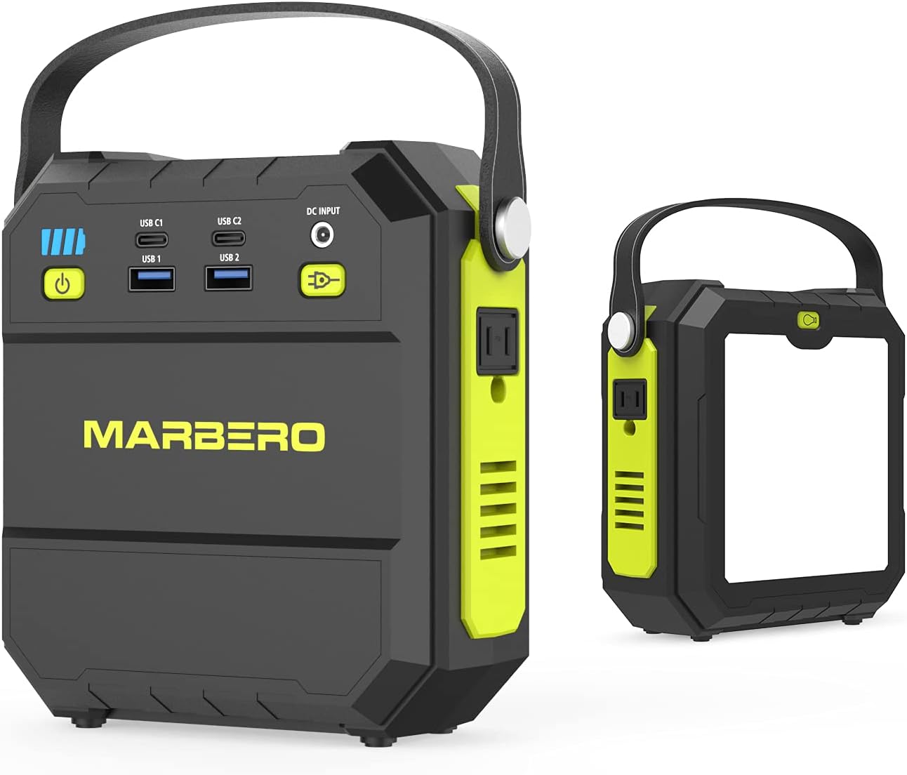 MARBERO Portable Power Station, 83Wh Solar Generator 22500mAh Camping Lithium Battery Emergency Power Station with AC Outlet 4 USB Ports
