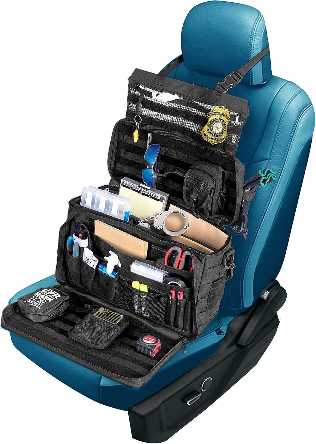 Patrol Bag for Law Enforcement - Police Gear Tactical Bag Car Seat Organizer