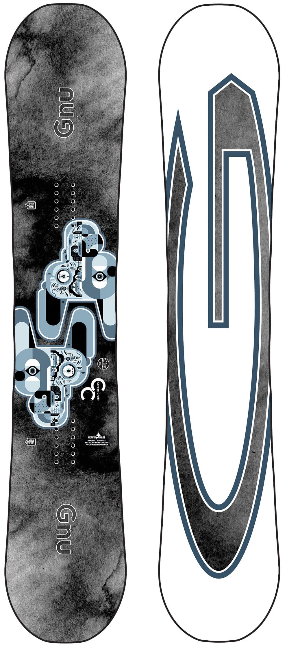 Gnu 2021 Carbon Credit - 162W Snowboard