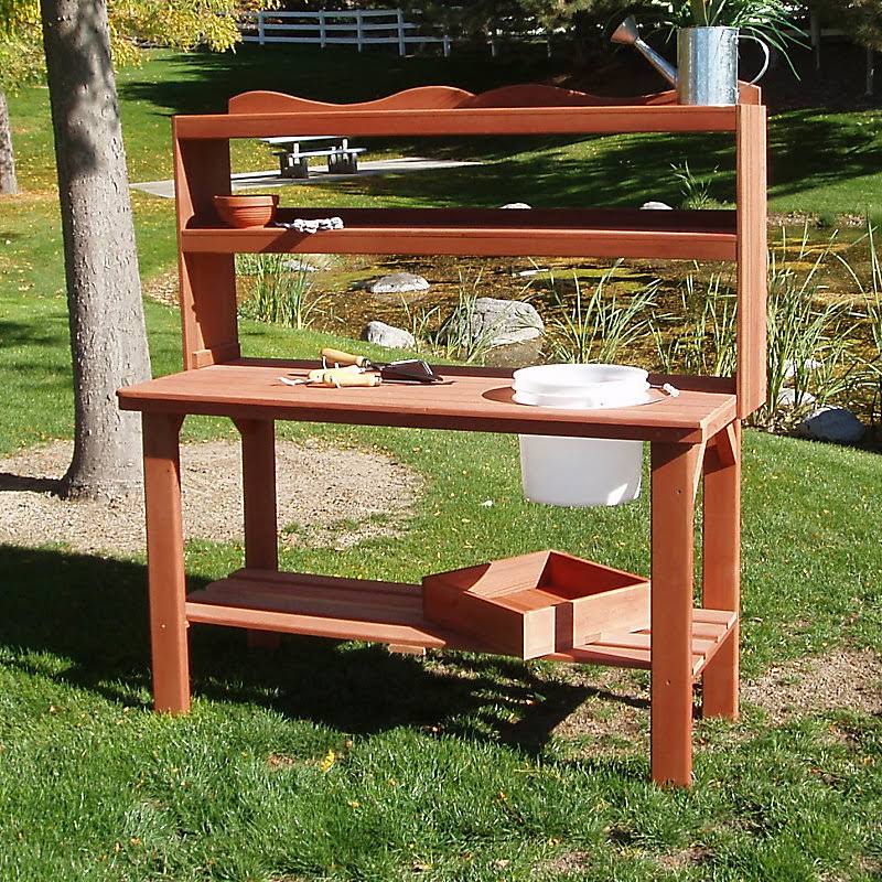 WoodCountry Master Potting bench; Unstained