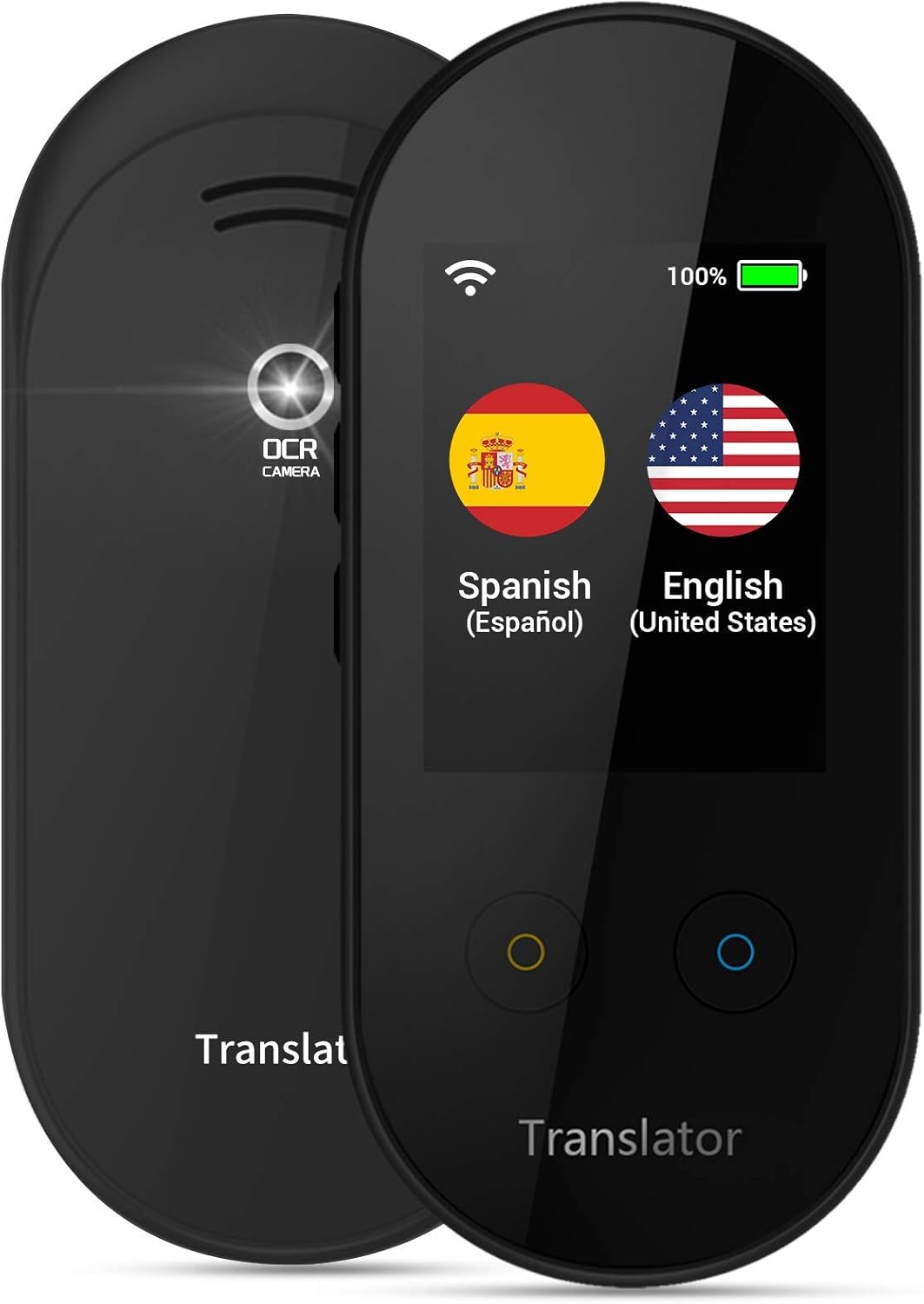 ANFIER Language Translator Device with AI Voice Translator (W08) with 2.4 inch Touchscreen Image Translation-108 Languages and Two Way Translator