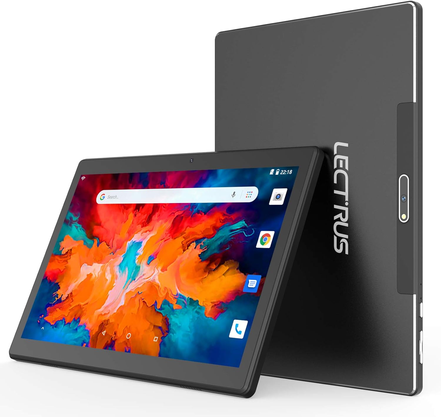 Lectrus Android Tablet 10 inch, Android 10.0, 2GB+32GB, Quad-Core Tablets 10.1", Google GMS Certified, IPS HD Display, Dual Camera & Speaker, WiFi