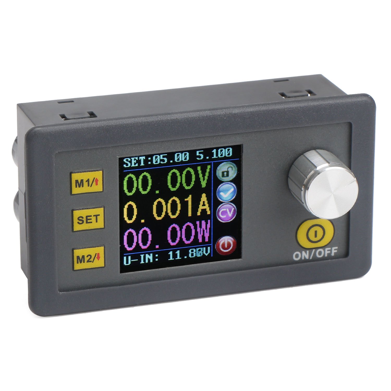 DROK Numerical Control Step Down Voltage Regulator Stabilizer, DC 6-55V to 0-50V 5A Constant Voltage Current Buck Power Converter Voltage Transformer