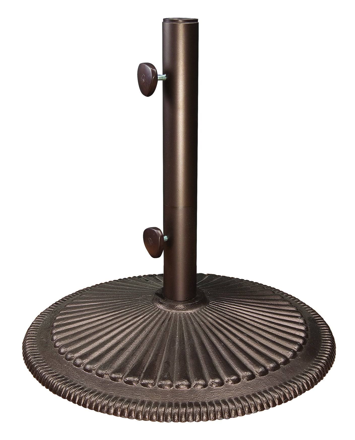 Treasure Garden 50 lb Classic Market Umbrella Base (Bronze Finish)
