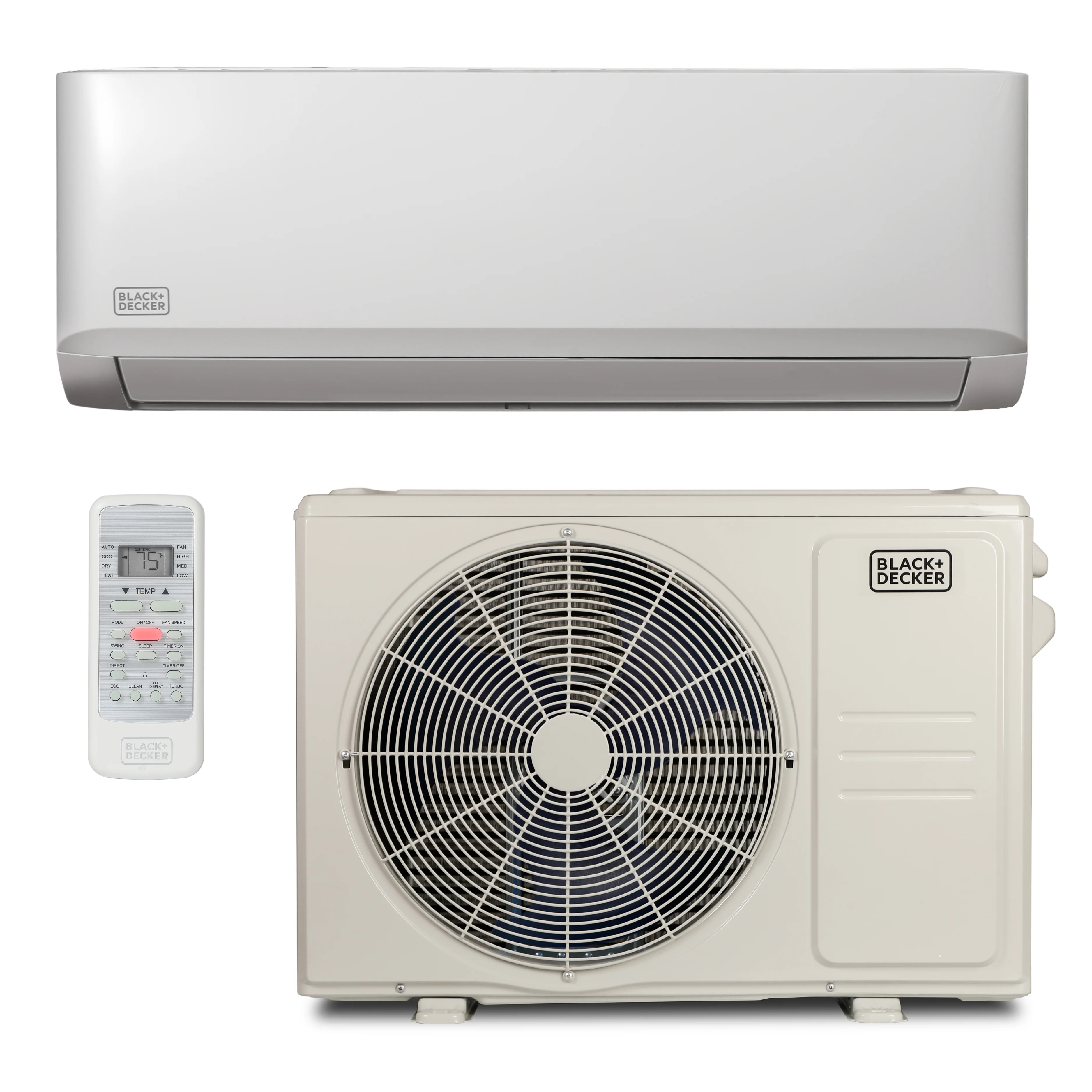 BLACK+DECKER 12,000 BTU Inverter Mini Split Air Conditioner with Heat Pump