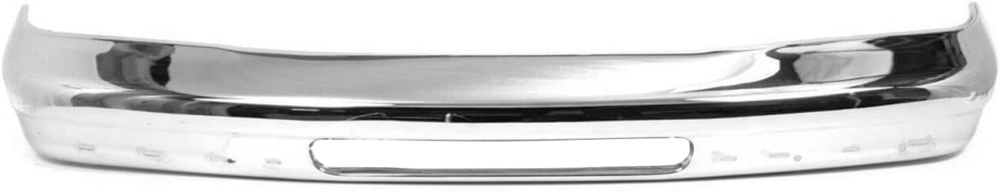 MBI AUTO - Chrome, Steel Front Bumper Face Bar Shell for 1992-2007 Ford Econoline Van E150 E250 E350 92-07, FO1002348