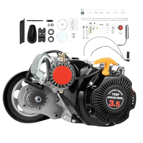 100CC 4-Stroke Gasoline Engine Kit, 3.5HP Bicycle Engine Kit
