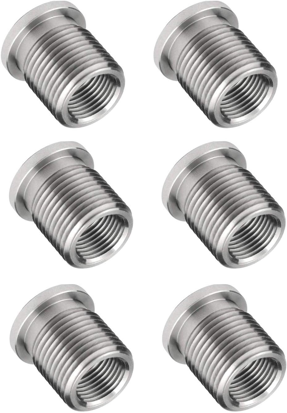 6PCS CAL389-100 14mm Spark Plug Port Insert for Ford Triton 4. 6L/ 5. 4L/ 6.8 V-10 Two Valve Engines 1996-2003