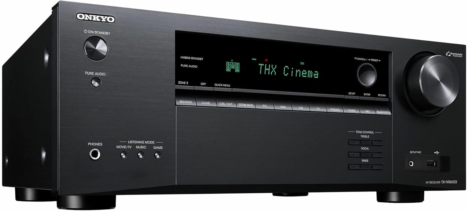 Onkyo TX-NR6100 7.2 Channel THX Certified Network AV Receiver
