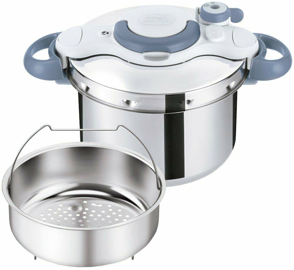 T-Fal P4620770 (Sax Blue) Pressure Cooker ClipsoMinut Easy 6.0L