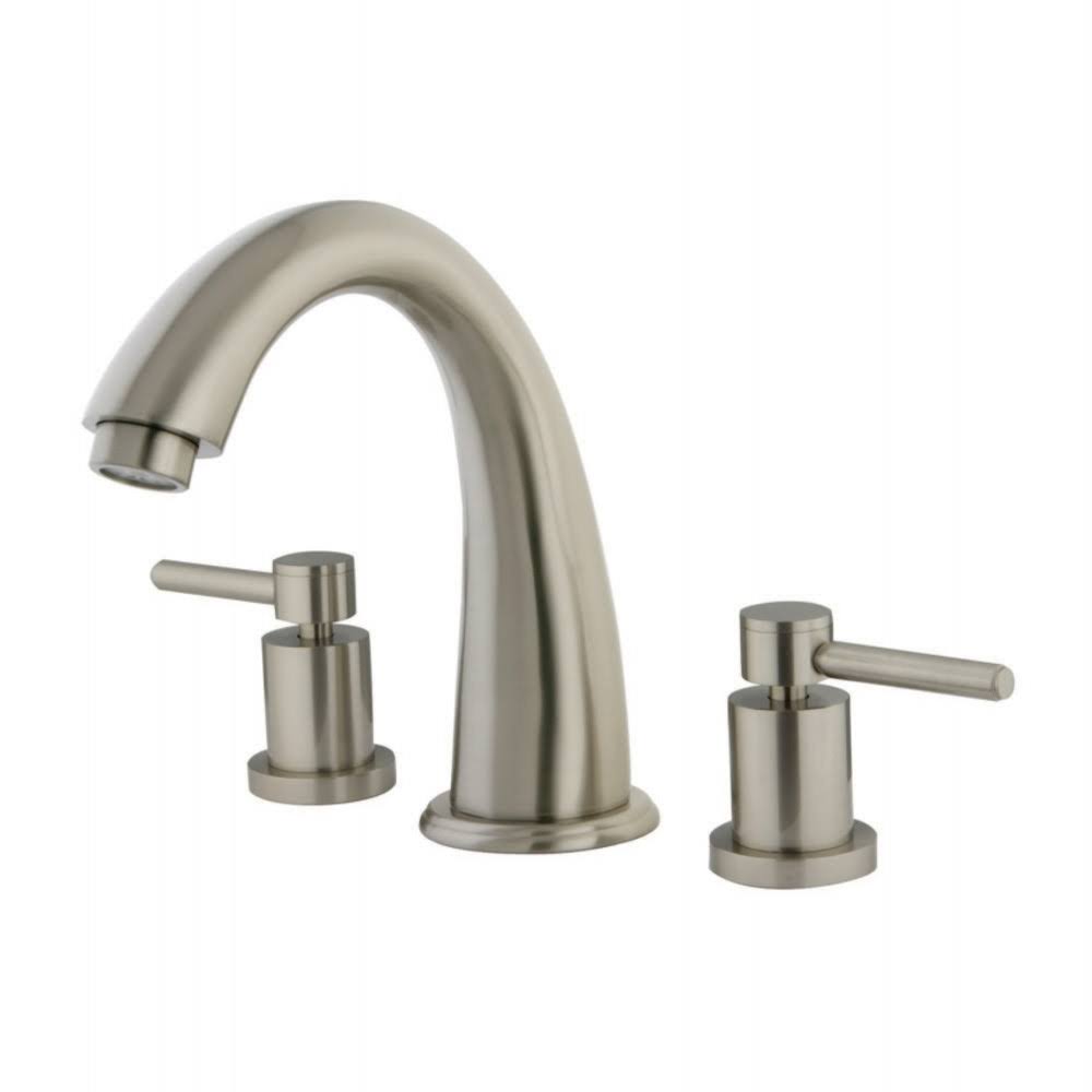 Kingston Brass Concord Satin Nickel Two-Handle Roman Tub Filler KS2368DL