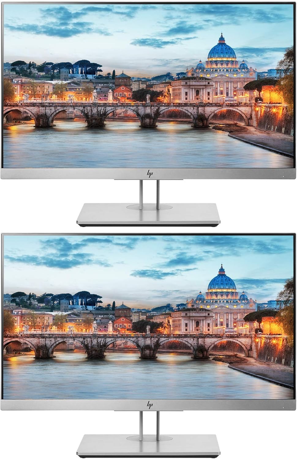 HP EliteDisplay E223 21.5 Inch IPS LED Backlit Monitor 2-Pack, FHD 1920 x 1080 (1FH45A8#ABA)