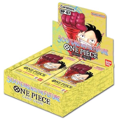 Bandai | One Piece Card Game: Booster Display - in The Future (OP-07) | Trading Card Display | for Kids Age 6+