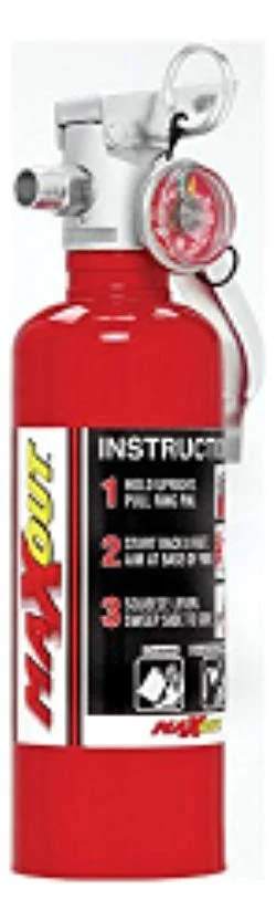 H3R Performance MaxOut 1 lb Fire Extinguisher Red P/N Mx100r