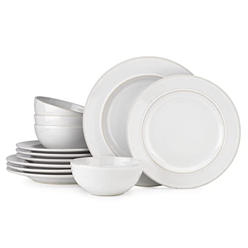 12 Piece Dinnerware Set By Glavers Service For 4