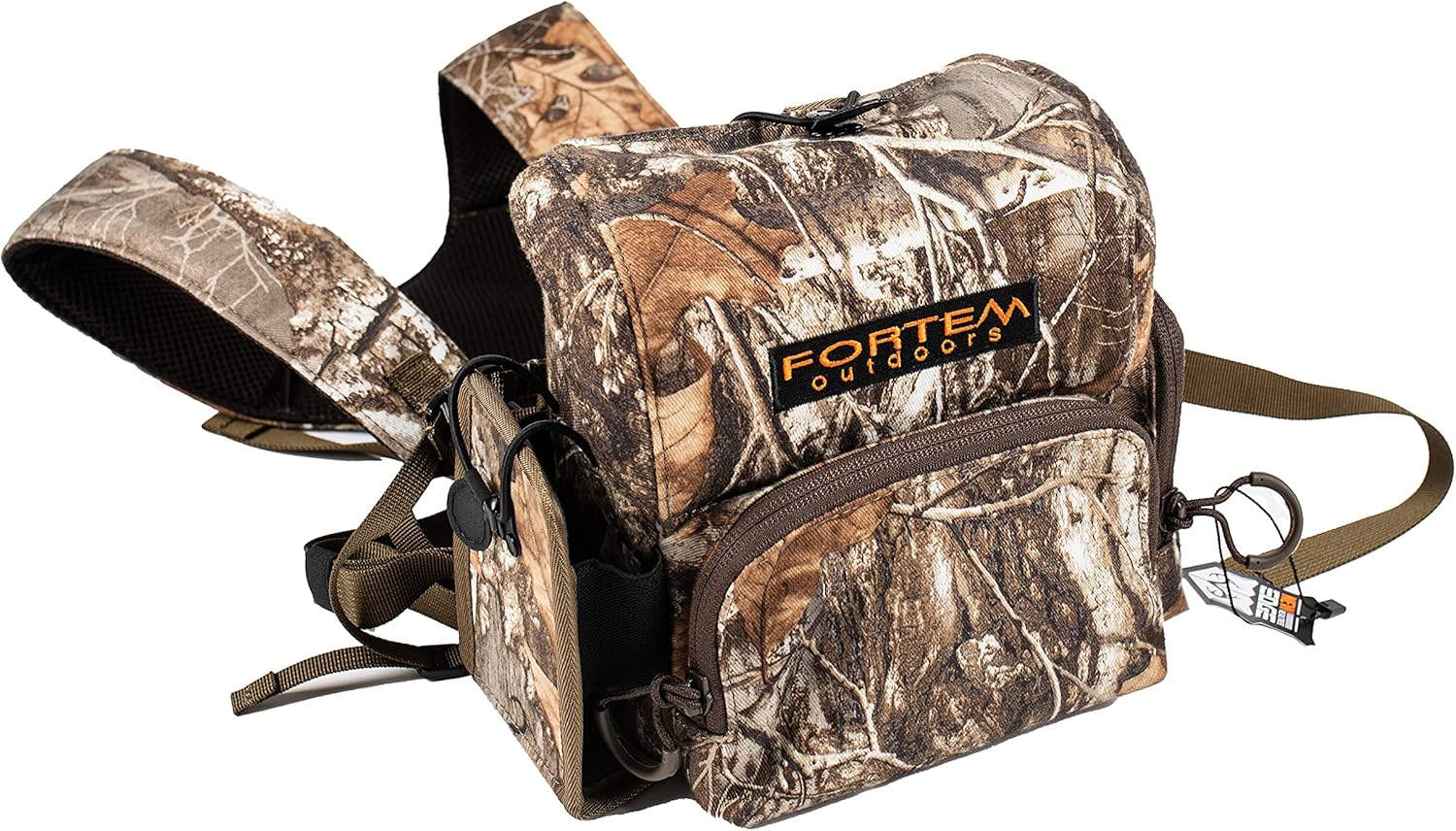 Fortem Outdoors Bino Harness Chest Pack Binocular Harness Bag for Hunting and Rangefinder Case Hunting Pack for Bird Watching, Travel, Hunting