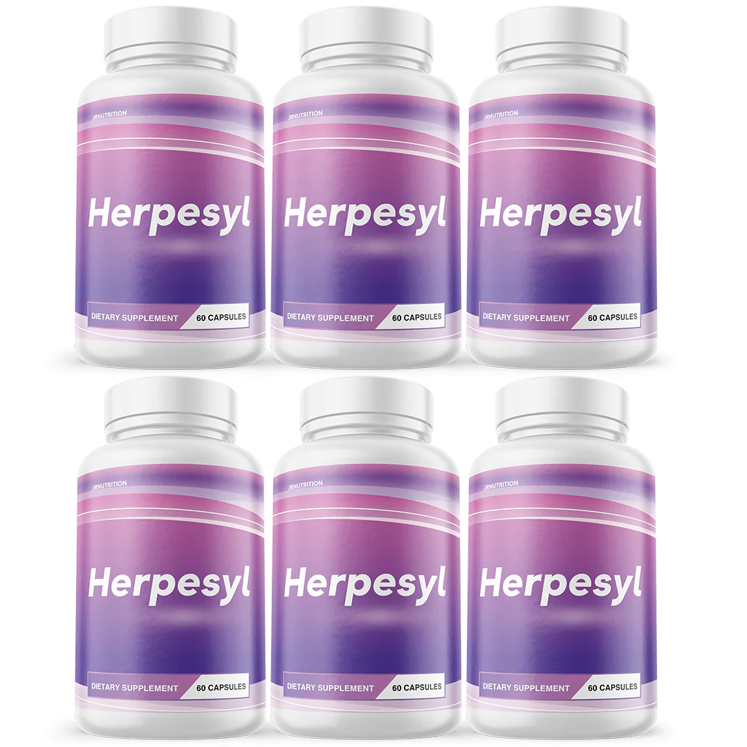 Herpesyl - Dietary Supplement 60 Capsules (6 Pack) - Kansas Nuitrition - HNZSDS