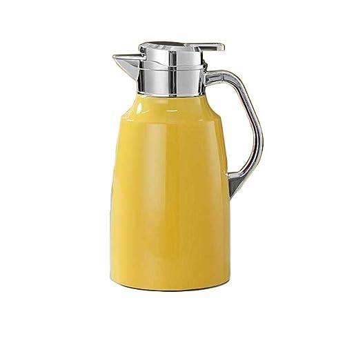 Thermal Coffee Carafe Big Capacity 2L Thermoses Thermal Hot Water Jug Double Layer 304 Stainless Steel Coffee Insulation Pot Home Insulated Coffee