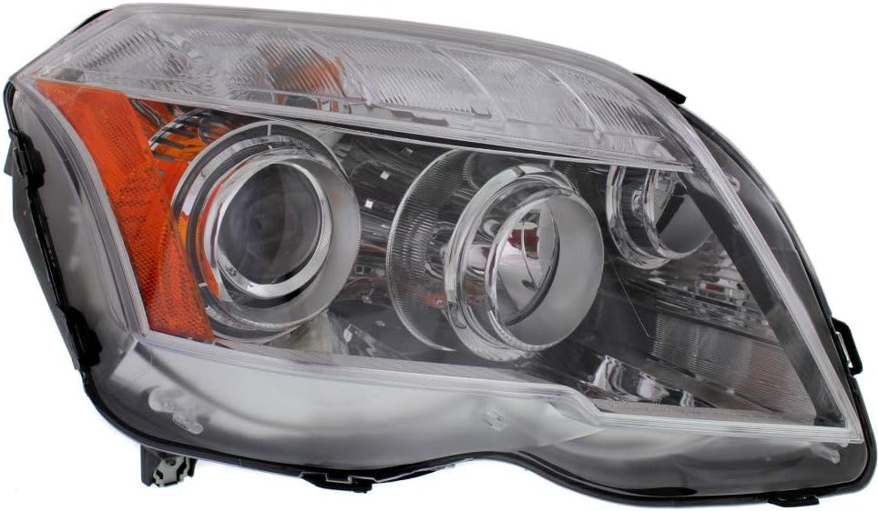 CarLights360: For Mercedes-Benz GLK350 Headlight Assembly 2010 2011 2012 Passenger Side w/Bulbs Halogen Replacement For MB2503188