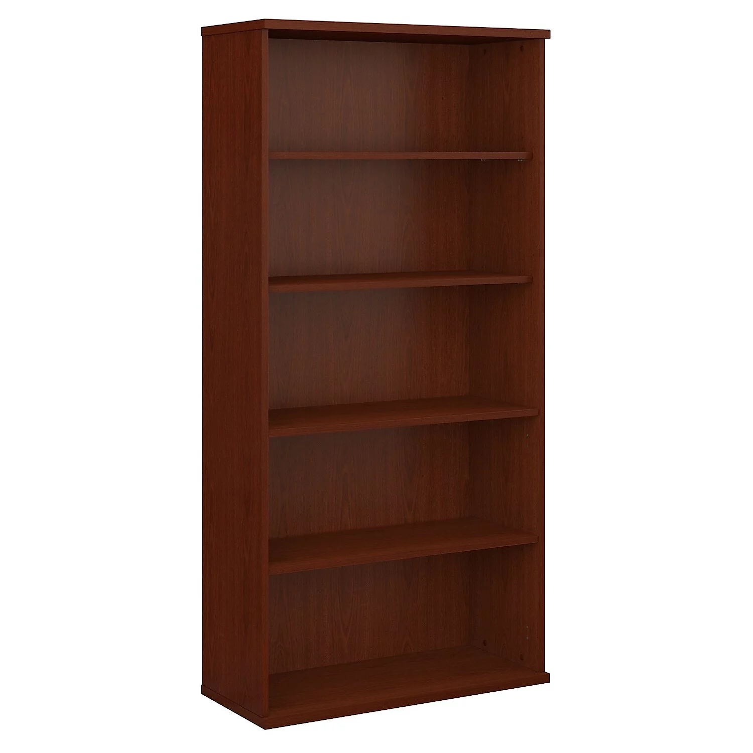 Series C 36" 5-Shelf Bookcase in Mahogany - Engineered Wood