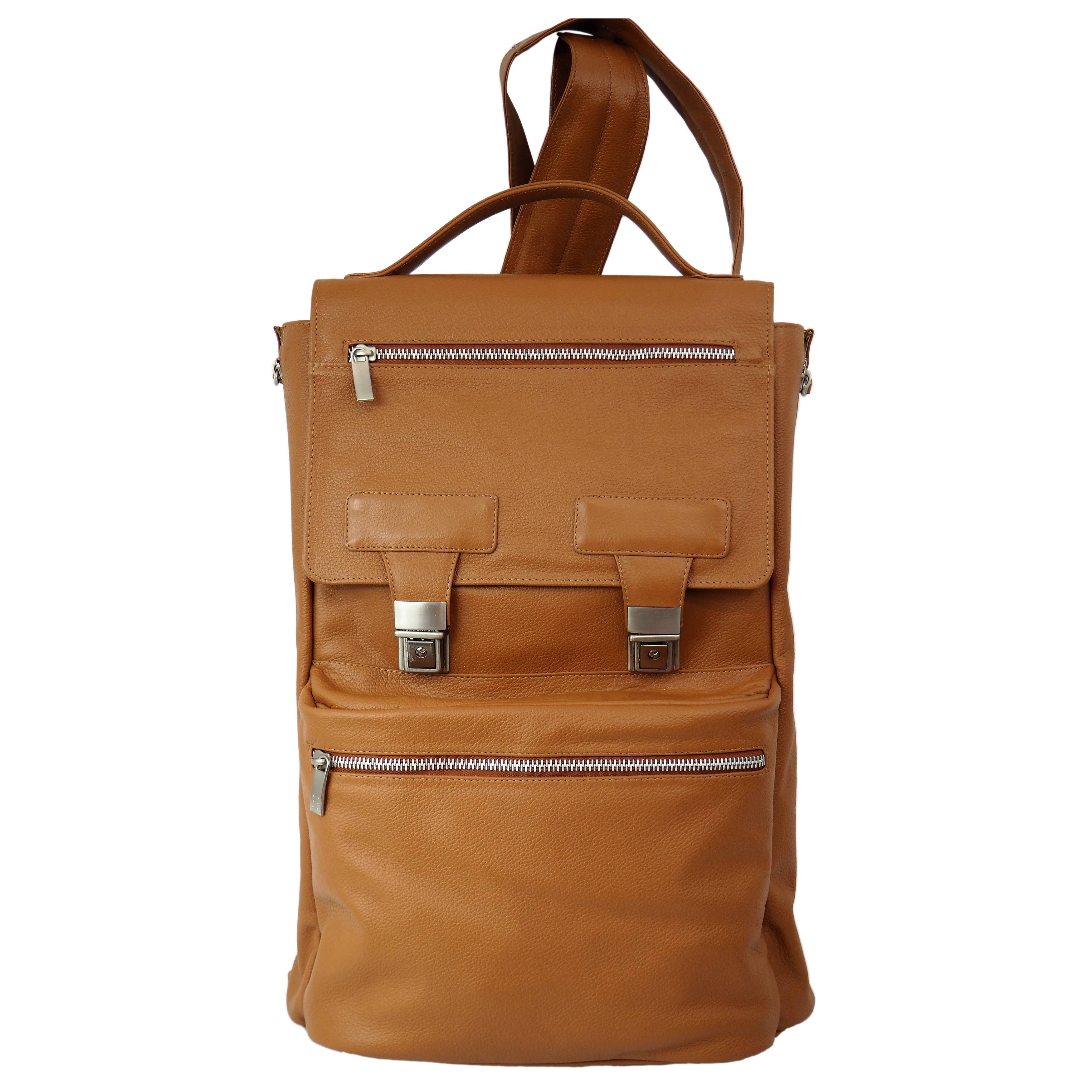 Piel Leather Vertical Backpack