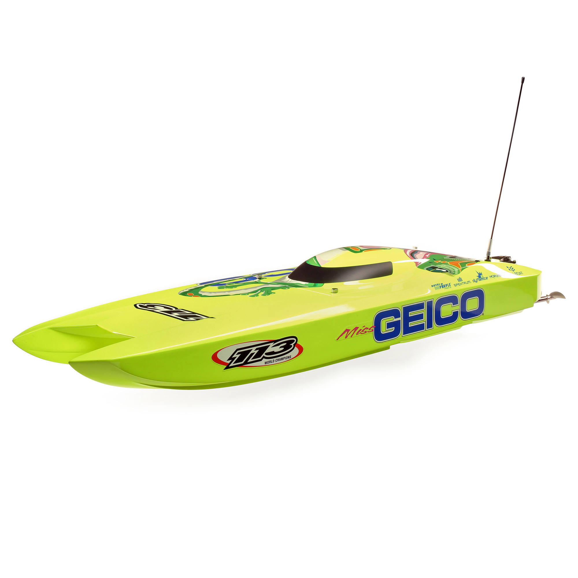Pro Boat Miss Geico Zelos 36x22 Twin Brushless Catamaran RTR, PRB08040