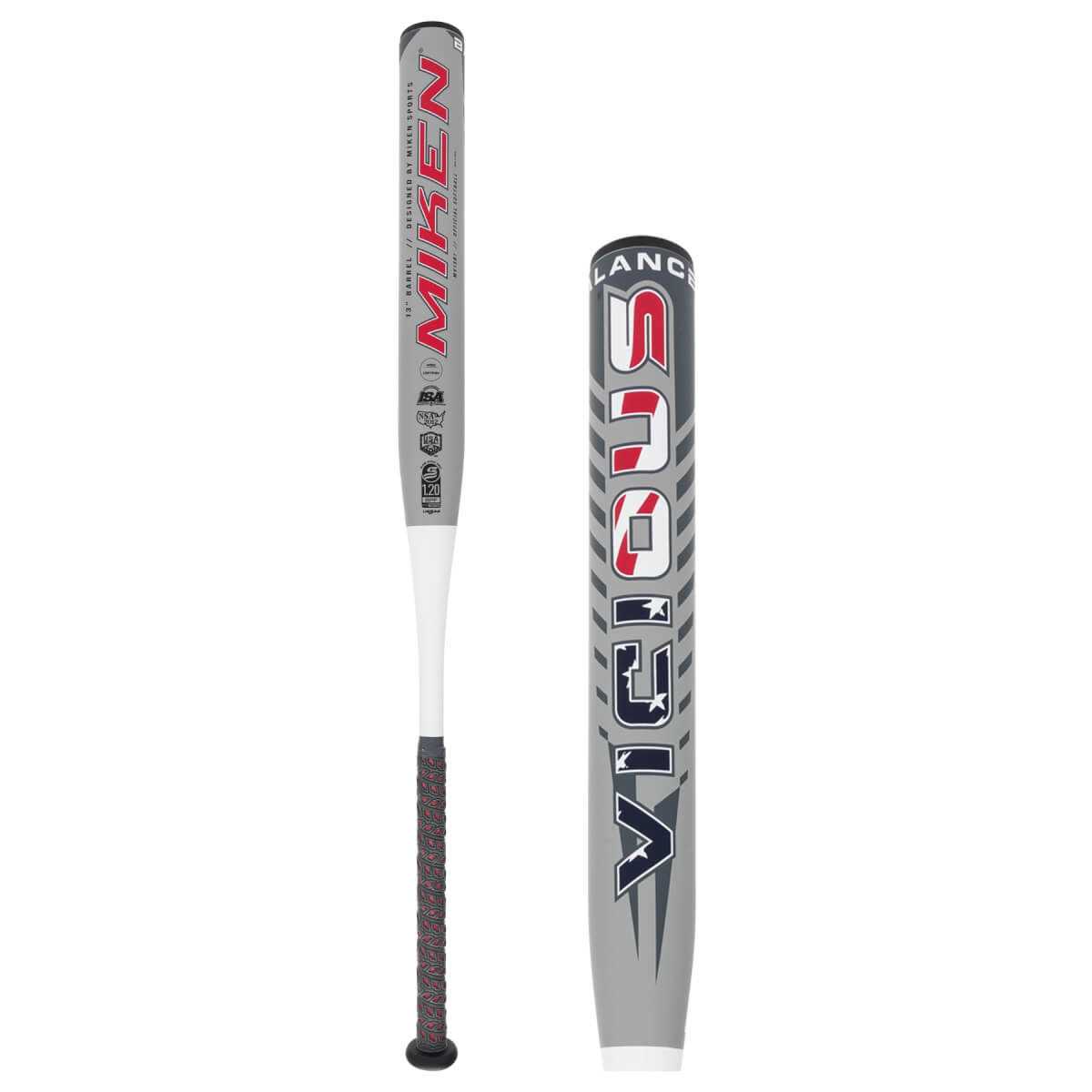 Miken Vicious 13 Balanced Dual Stamp Slow Pitch Softball Bat - Sports Supplies Online Store