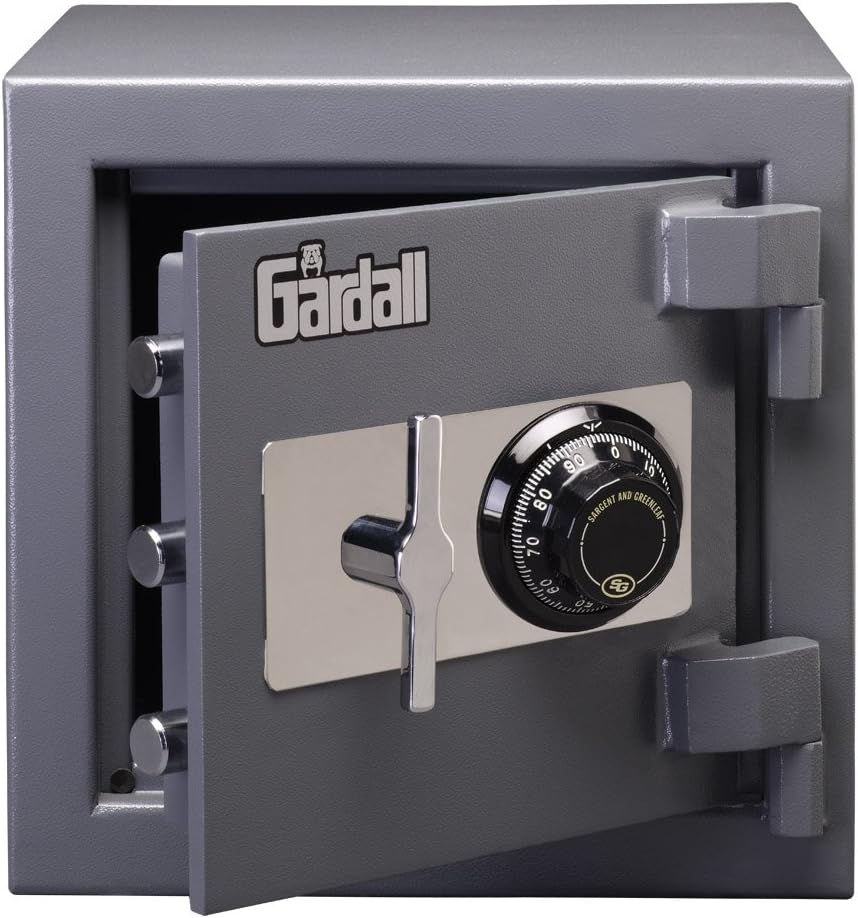 Gardall LC1414-G-C w Commercial Light Duty Safe with Mechanical Combination Lock, Grey