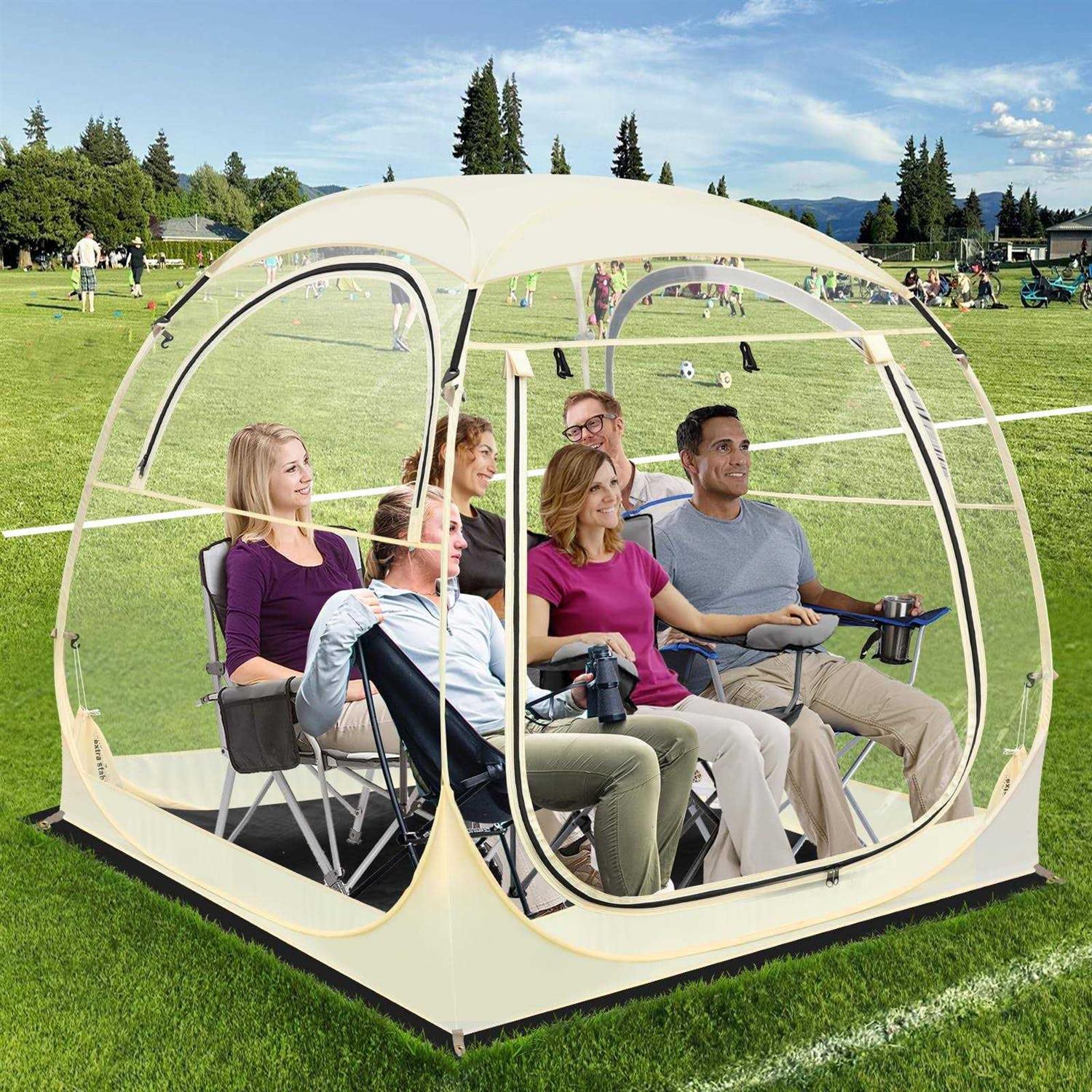 Eapele Sports Tent Instant Pop-Up Tent Shelter Outdoor Clean Bubble Tent 1-6 Person - Sports Supplies Online Store