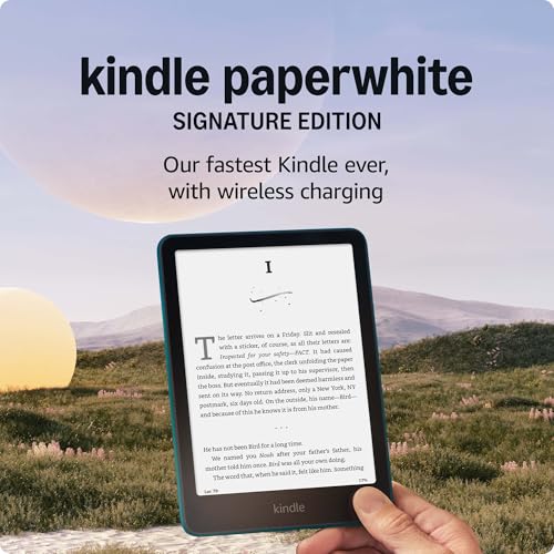 Like-new Amazon Kindle Paperwhite Signature Edition (32 GB) &ndash; Our fastest Kindle with auto-adjusting front light, wireless charging