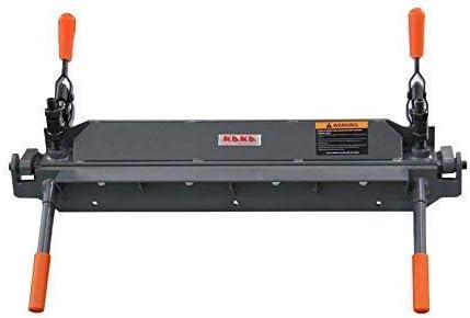 KAKA W-2418 24-Inch Sheet Metal Hand Brake, Solid Sheet Metal Bending Brake, 18 Gauge Mild Steel Capacity