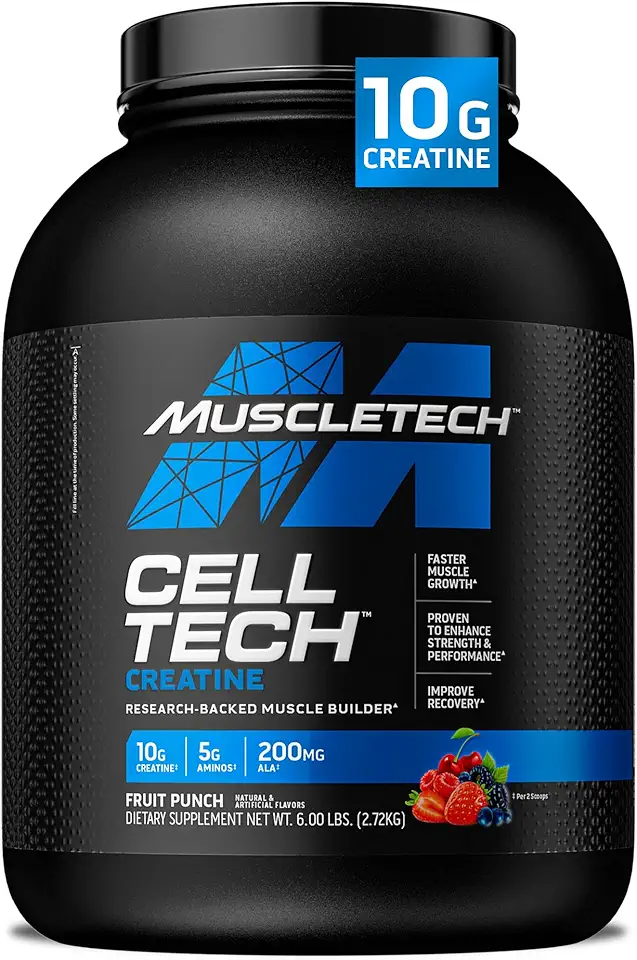 Creatine Monohydrate Powder | MuscleTech Cell-Tech Creatine Powder | Post Workout Recovery Drink | Muscle Builder for Men & Women | Musclebuilding