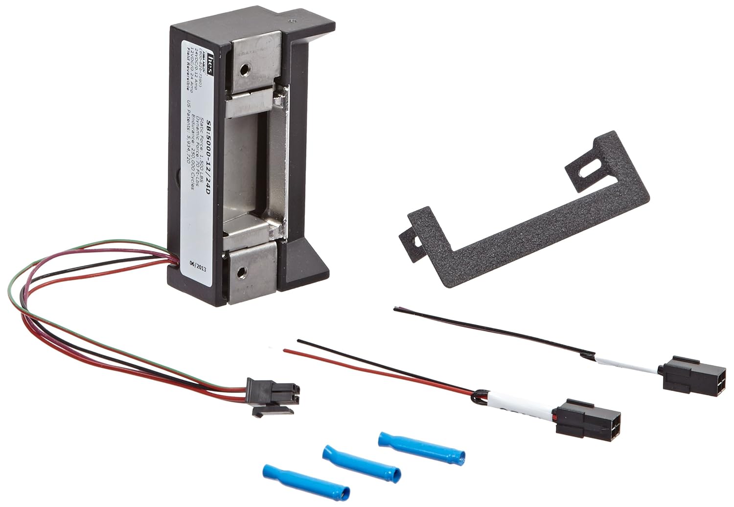 HES 5000 Series Stainless Steel Compact High Performance Electric Strike Body, Satin Stainless Steel Finish