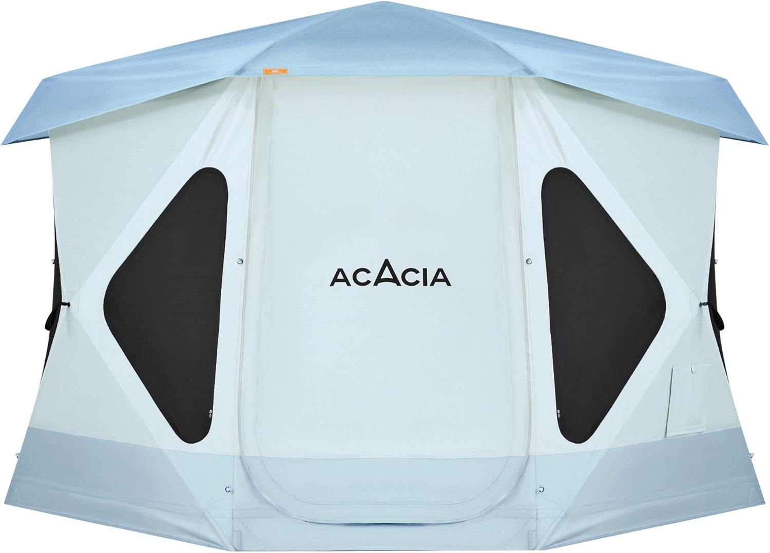 ACACIA Space Camping Tent XL, 4-6 Person Large Family Tent with 6'10'' Height, 2 Doors, 8 Windows, Waterproof Pop Up Easy Setup Hub Tent with Rainfly