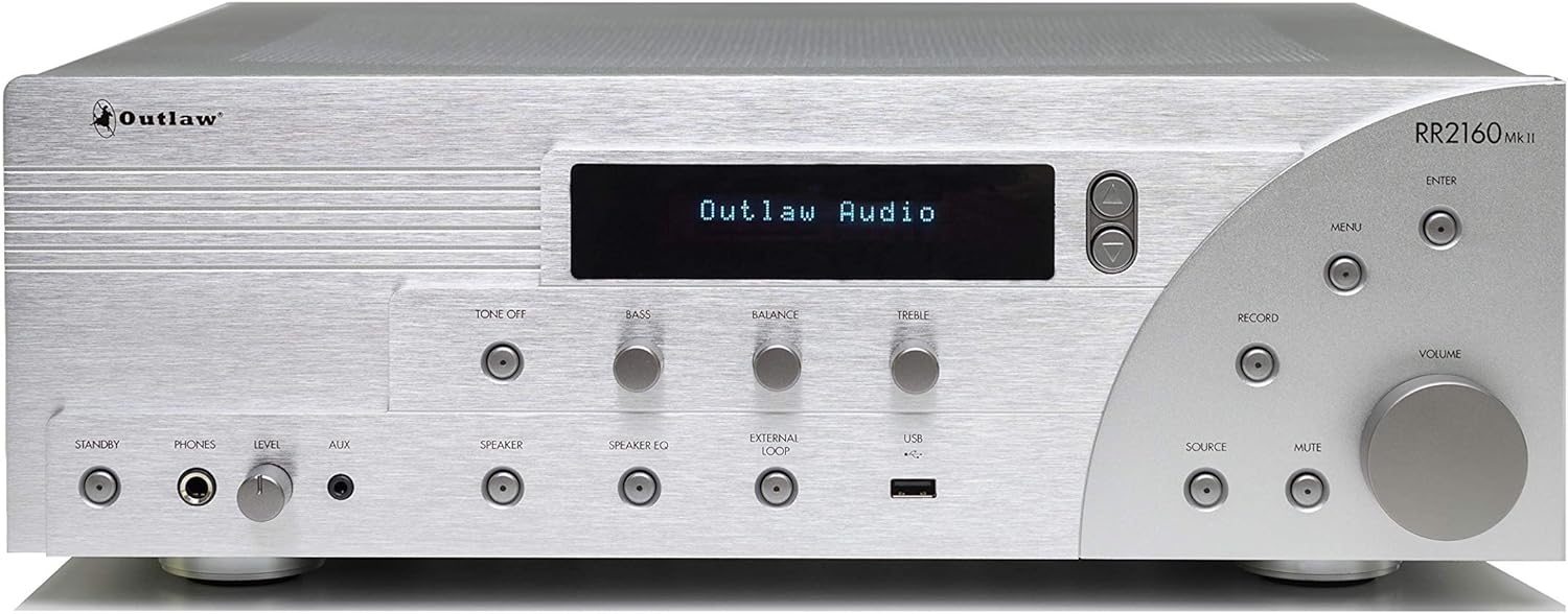 RR 2160 Mk II Retro Stereo Receiver | Class AB | Internet Radio Now with WiFi | HD FM Tuner | Coax, Optical
